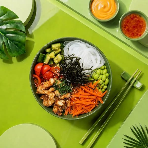 Poke Funchoza Chicken Bulgogi