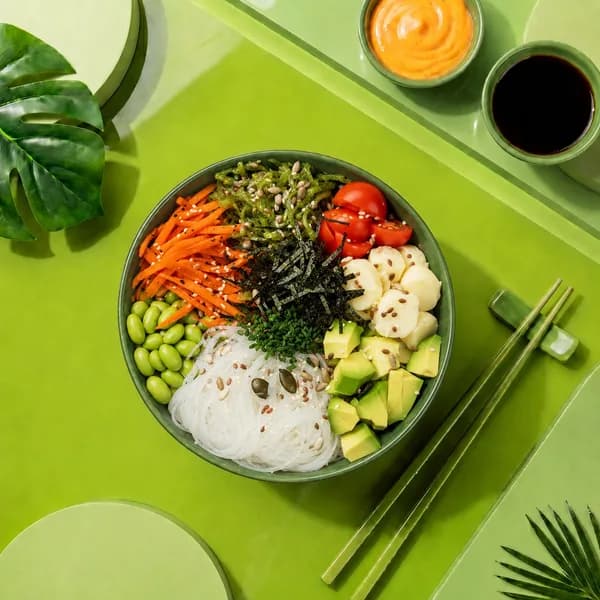 Poke Funchoza Veggie Mozzarella